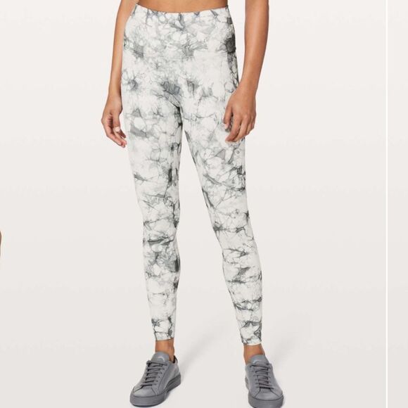 LULULEMON | Wunder Under Shibori High Rise 28” Inseam Leggings Women’s Size 8 - Picture 1 of 12